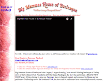 Tablet Screenshot of bigmammasproductions.com